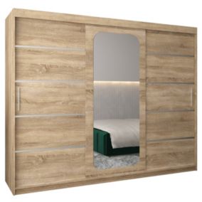 Armoire Promo V2 a portes coulissantes H. 200 x L. 250 x P. 62 3 portes