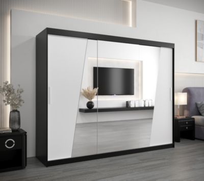 Armoire Rhomb à portes coulissantes H. 200 x L. 250 x P. 62, 3 portes