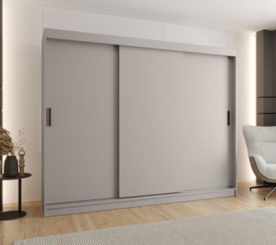 Armoire Rubino T a portes coulissante  H. 200 x L. 250 x P. 62, 3 portes