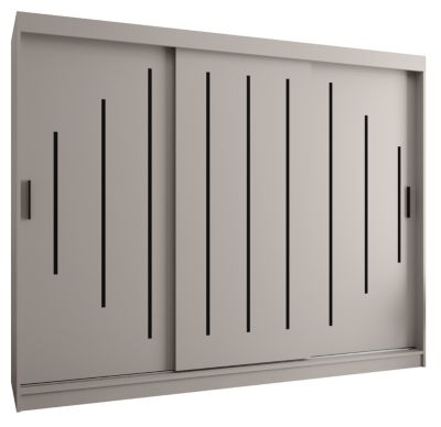Armoire Rubino Y a portes coulissante  H. 200 x L. 250 x P. 62, 3 portes