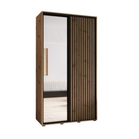 Armoire Sapporo 1 a portes coulissantes H. 205,2 x L. 130 x P. 60 2 portes