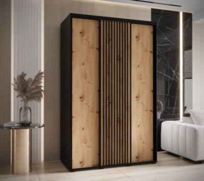 Armoire Sapporo 1 a portes coulissantes H. 205,2 x L. 150 x P. 45 3 portes