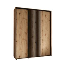 Armoire Sapporo 1 a portes coulissantes H. 205,2 x L. 200 x P. 45 3 portes