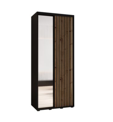 Armoire Sapporo 2 a portes coulissantes H. 205,2 x L. 100 x P. 45 2 portes