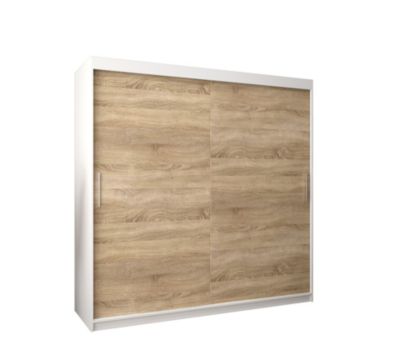 Armoire TOKYO à portes coulissantes H. 200 x L. 200 x P. 62, 2 portes