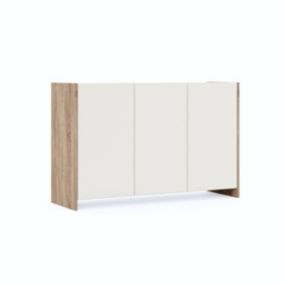 Armoire à Usages Multiples Cora, Sonoma, Panneau d'Aggloméré Mélaminé, 139,8x45x90 cm, EPIKASA
