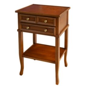 Armoire à Usages Multiples Maria, Marron, Bois, 51x34x76 cm, EPIKASA