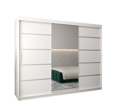 Armoire Verona 2 a portes coulissantes H. 200 x L. 250 x P. 62 3 portes