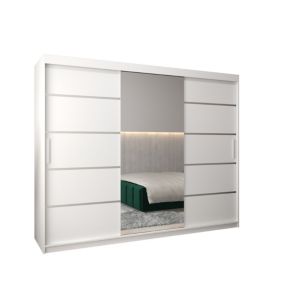 Armoire Verona 2 a portes coulissantes H. 200 x L. 250 x P. 62 3 portes