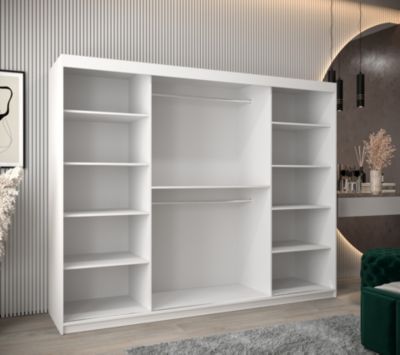 Armoire Verona 2 a portes coulissantes H. 200 x L. 250 x P. 62 3 portes