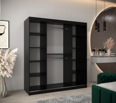 Armoire Verona 4 a portes coulissantes H. 200 x L. 180 x P. 62 2 portes