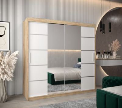 Armoire Verona 4 a portes coulissantes H. 200 x L. 200 x P. 62 2 portes