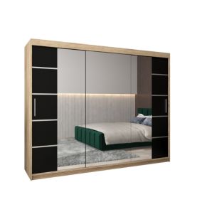 Armoire Verona 4 a portes coulissantes H. 200 x L. 250 x P. 62 3 portes