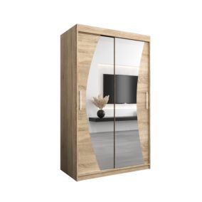 Armoire Wave à portes coulissantes H. 200 x L. 100 x P. 62, 2 portes