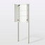 Armoire WC GoodHome Ladoga blanc L. 60 x H. 190 x P. 15 cm