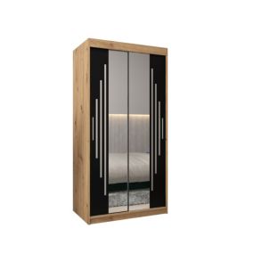 Armoire York 1 a portes coulissantes H. 200 x L. 100 x P. 62 2 portes