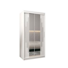 Armoire York 1 a portes coulissantes H. 200 x L. 100 x P. 62 2 portes