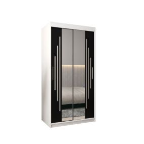 Armoire York 1 a portes coulissantes H. 200 x L. 100 x P. 62 2 portes