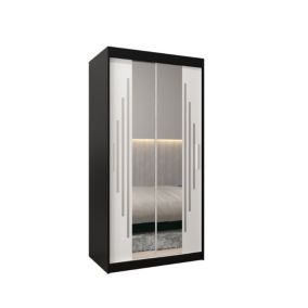 Armoire York 1 a portes coulissantes H. 200 x L. 100 x P. 62 2 portes