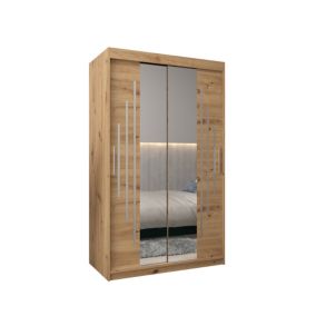 Armoire York 1 a portes coulissantes H. 200 x L. 120 x P. 62 2 portes