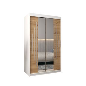 Armoire York 1 a portes coulissantes H. 200 x L. 120 x P. 62 2 portes