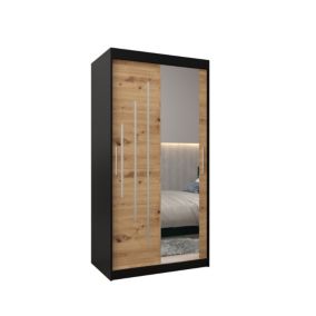 Armoire York 2 a portes coulissantes H. 200 x L. 100 x P. 62 2 portes