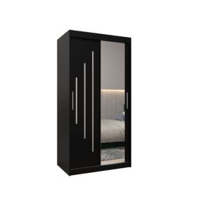 Armoire York 2 a portes coulissantes H. 200 x L. 100 x P. 62 2 portes