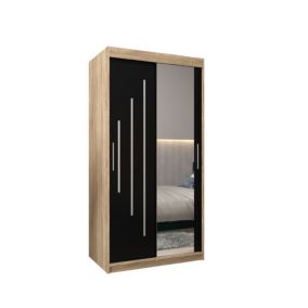 Armoire York 2 a portes coulissantes H. 200 x L. 100 x P. 62 2 portes