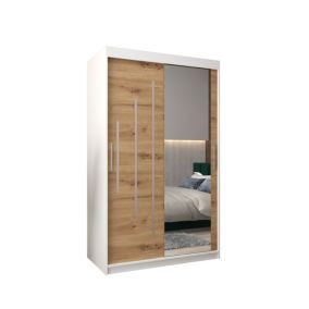 Armoire York 2 a portes coulissantes H. 200 x L. 120 x P. 62 2 portes