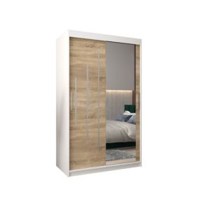 Armoire York 2 a portes coulissantes H. 200 x L. 120 x P. 62 2 portes