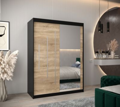 Armoire York 2 a portes coulissantes H. 200 x L. 150 x P. 62 2 portes