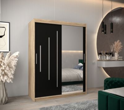 Armoire York 2 a portes coulissantes H. 200 x L. 150 x P. 62 2 portes