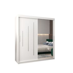 Armoire York 2 a portes coulissantes H. 200 x L. 180 x P. 62 2 portes