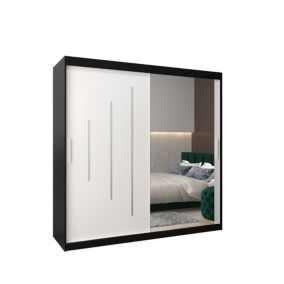 Armoire York 2 a portes coulissantes H. 200 x L. 200 x P. 62 2 portes