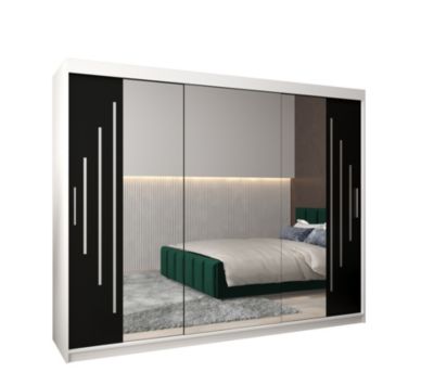 Armoire York 2 a portes coulissantes H. 200 x L. 250 x P. 62 3 portes