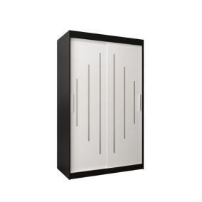 Armoire York a portes coulissantes H. 200 x L. 120 x P. 62 2 portes