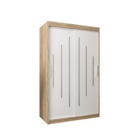 Armoire York a portes coulissantes H. 200 x L. 120 x P. 62 2 portes