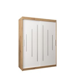 Armoire York a portes coulissantes H. 200 x L. 150 x P. 62 2 portes