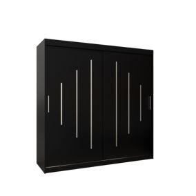 Armoire York a portes coulissantes H. 200 x L. 200 x P. 62 2 portes