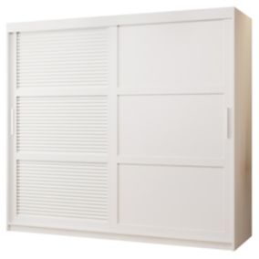 Armoire Zaluzja 3 a portes coulissantes H. 200 x L. 200 x P. 62 2 portes