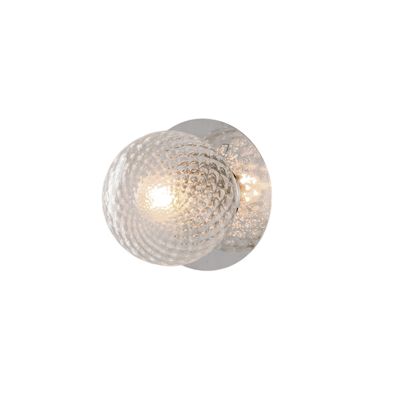 Armonia Applique En Fer Chromé Poli 1 Lumière .17 P.16 Bl285-Ap1-Cr