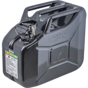 Arnold Bidon à carburant métallique, 10 l, noir