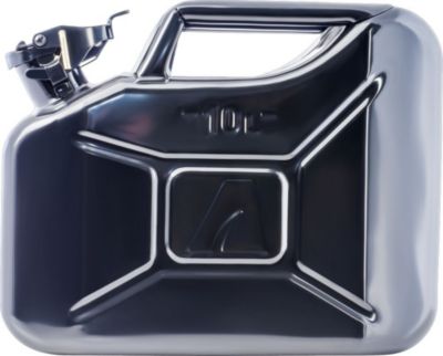 Arnold Bidon à carburant métallique, 10 l, noir