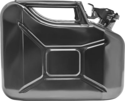 Arnold Bidon à carburant métallique, 10 l, noir