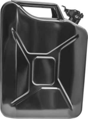 Arnold Bidon à carburant métallique, 20 l, noir