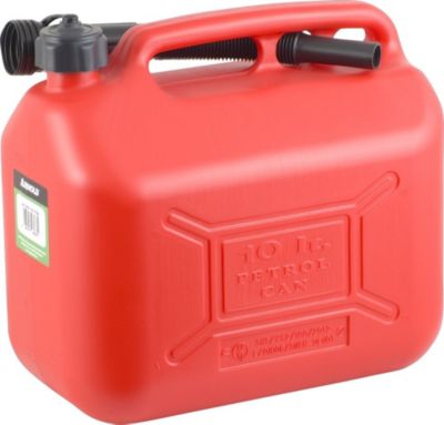 Arnold Jerrican de transport de carburant 10 l, rouge