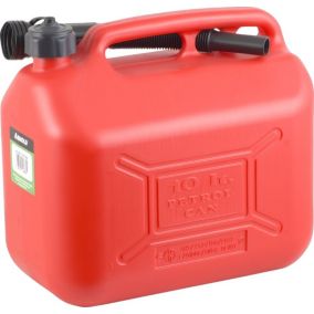 Arnold Jerrican de transport de carburant 10 l, rouge