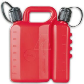 Arnold Jerrican double avec goulotte souple et goulotte rigide 3 + 1,5 l