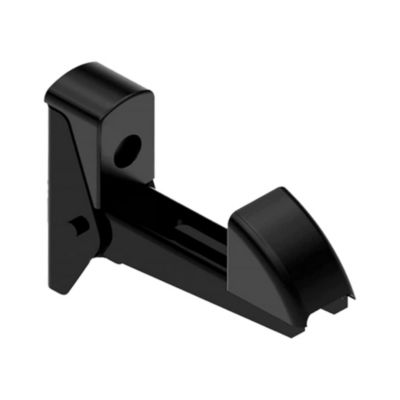 Arrêt automatique, aluminium noir, réglage 5 à 50 mm, pour volet battant