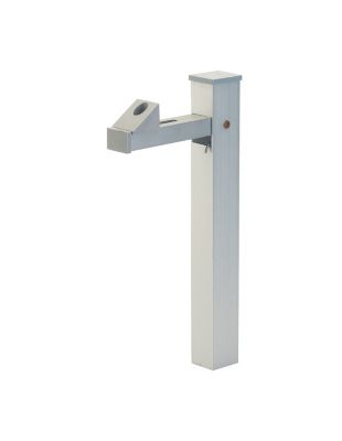 Arrêt de porte à sceller, aluminium, 330mm, argent - SERRUPRO | Castorama